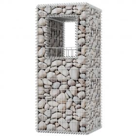 Stalp cos gabion/jardiniera din otel