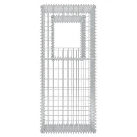 Stalp cos gabion/jardiniera din otel