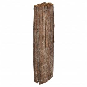 Gard din scoarta de copac, 400x170 cm