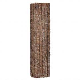Gard din scoarta de copac, 400x170 cm