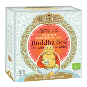 Ceai premium - Budha Box - cutie cu toate cele 11 ceaiuri Hari Tea eco-bio 11dz