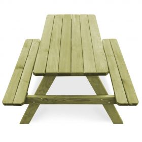Masa de picnic cu banci de copii