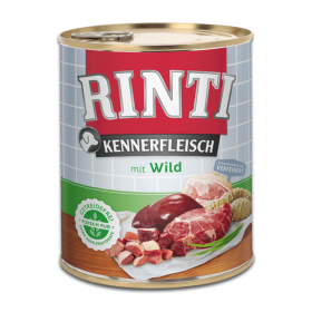 Hrana umeda pentru caini Rinti Adult cu vanat 800 g