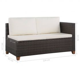 Set mobilier de gradina cu perne