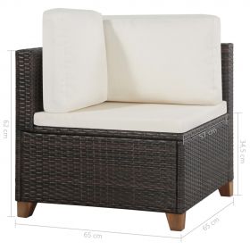 Set mobilier de gradina cu perne