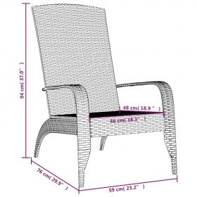 Scaun Adirondack de gradina