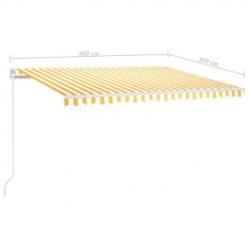 Copertina retractabila manual cu LED