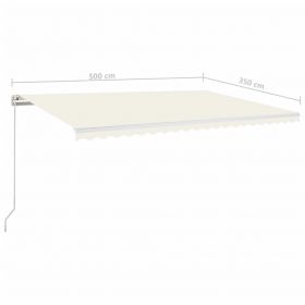 Copertina retractabila manual cu LED