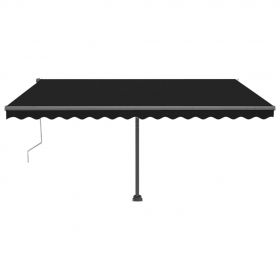 Copertina autonoma retractabila automat albastru&alb 300x250 cm
