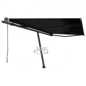 Copertina autonoma retractabila automat albastru&alb 300x250 cm