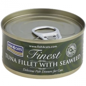 Hrana umeda pentru pisici Fish4Cats Finest File Ton&Alge 70g