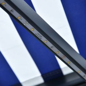 Copertina retractabila manual cu LED