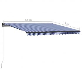 Copertina retractabila manual cu LED
