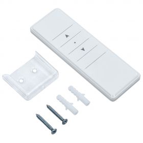 Copertina automata cu stor&LED&senzor vant albastru&alb 3x2