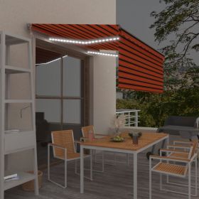 Copertina automat stor senzor vant LED portocaliu&maro 3