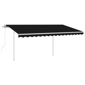 Copertina retractabila automat cu stalpi