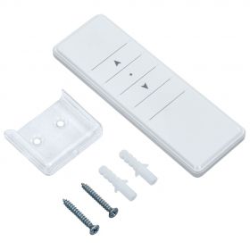 Copertina retractabila cu senzor vant/LED, albastru/alb, model 1