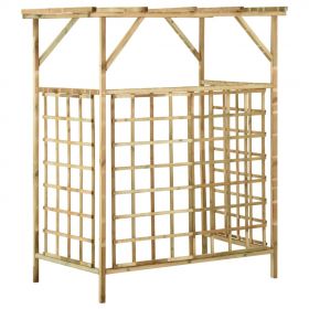 Pergola de gradina pentru pubele duble