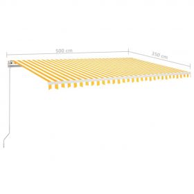 Copertina retractabila manual cu LED