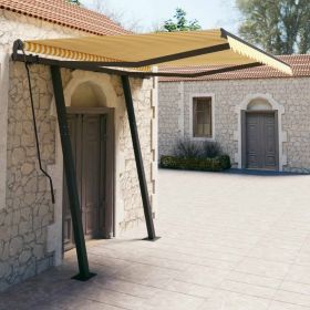 Copertina retractabila automat cu stalpi