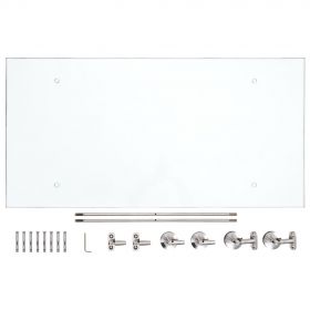Copertina sticla securizata pt usa din fata, 120 x 60 cm, otel