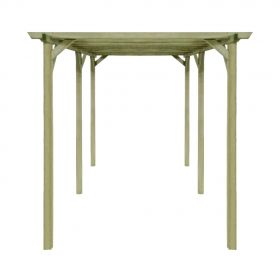 Pergola de gradina, maro, lemn de pin tratat