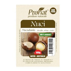 Nuci Macadamia crude 100g - Pronat
