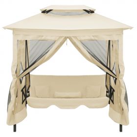 Balansoar extensibil cu pavilion