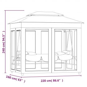 Balansoar extensibil cu pavilion