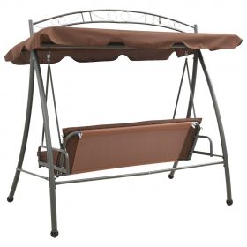 Balansoar de exterior extensibil cu copertina