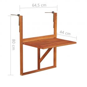 Masa de balcon suspendata