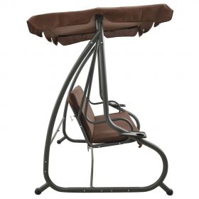 Balansoar de exterior cu copertina