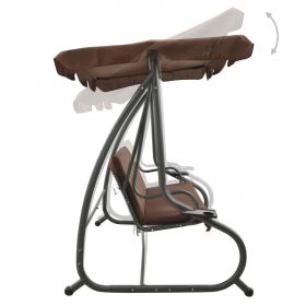 Balansoar de exterior cu copertina