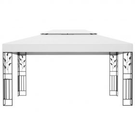Pavilion cu acoperis dublu & siruri de lumini LED