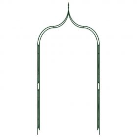 Arcada de gradina, verde inchis, 120 x 38 x 258 cm, fier