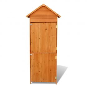 Dulap depozitare de gradina, maro, 42.5 x 64 x 190 cm