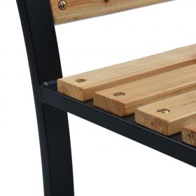 Banca de gradina, 120 cm, lemn