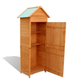 Dulap depozitare de gradina, maro, 42.5 x 64 x 190 cm