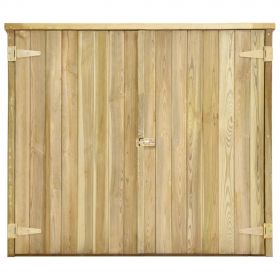 Magazie unelte de gradina, 135 x 60 x 123 cm, lemn pin tratat