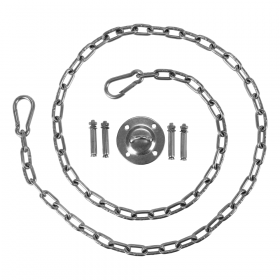 Scaun suspendat, transparent/argint/ gri, BUBBLE TIP 1