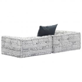 Canapea puf modulara cu 2 locuri, material textil