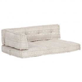 Perna pentru canapea din paleti, material textil
