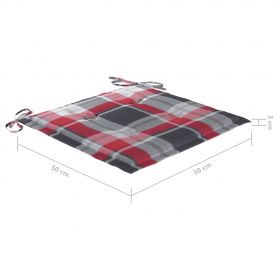 Perne scaun gradina, 50x50x3 cm, textil