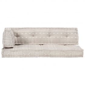 Perna pentru canapea din paleti, material textil