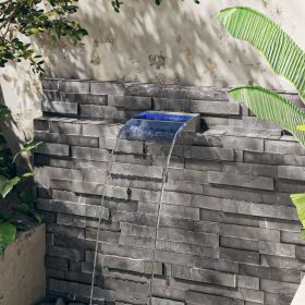Deversor de cascada cu LED-uri RGB