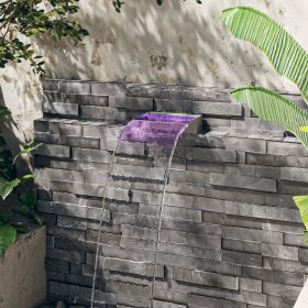 Deversor de cascada cu LED-uri RGB