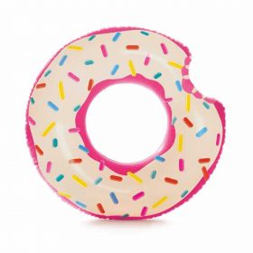 Colac gonflabil Intex 1.07mx99 cm, cu ilustratii, Roz