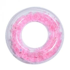 Colac mare gonflabila pentru inot, Sequins, Sclipici,90 cm