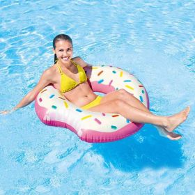 Colac gonflabil Intex 1.07mx99 cm, cu ilustratii, Roz