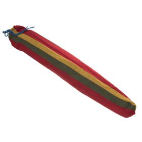 Hamac Multicolor Dublu (2 persoane), 200 x 150 cm, cu bara de 80 cm - rosu